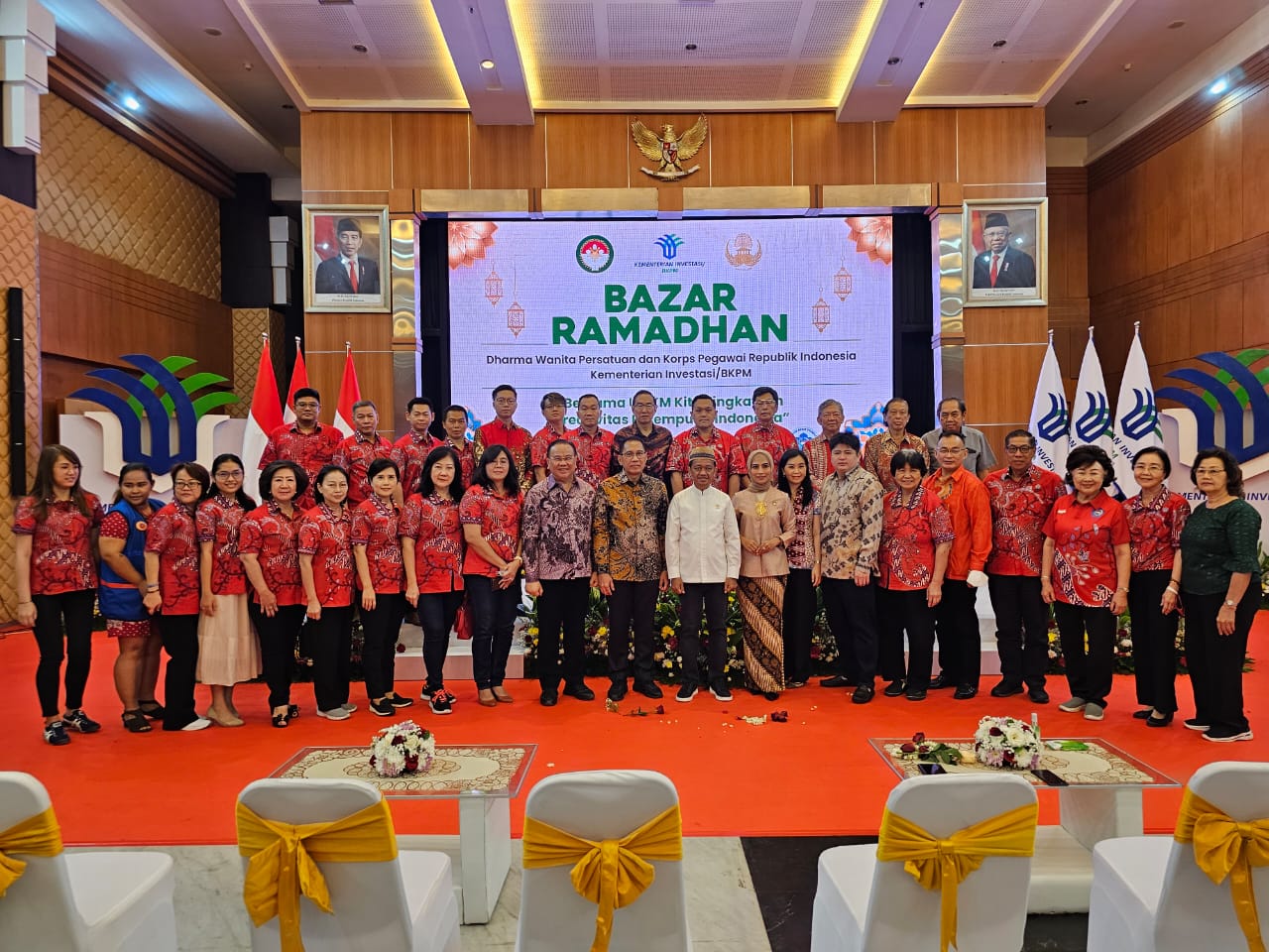 PSMTI Hadiri Bazar Ramadan Dharma Wanita Persatuan BKPM 2023 yang Resmi dibuka oleh Menteri Investasi Bahlil Lahadalia