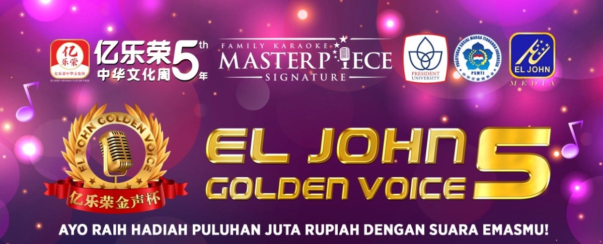 Lomba Menyanyi Mandarin EL JOHN Golden Voice ke-5 Masih Dibuka!