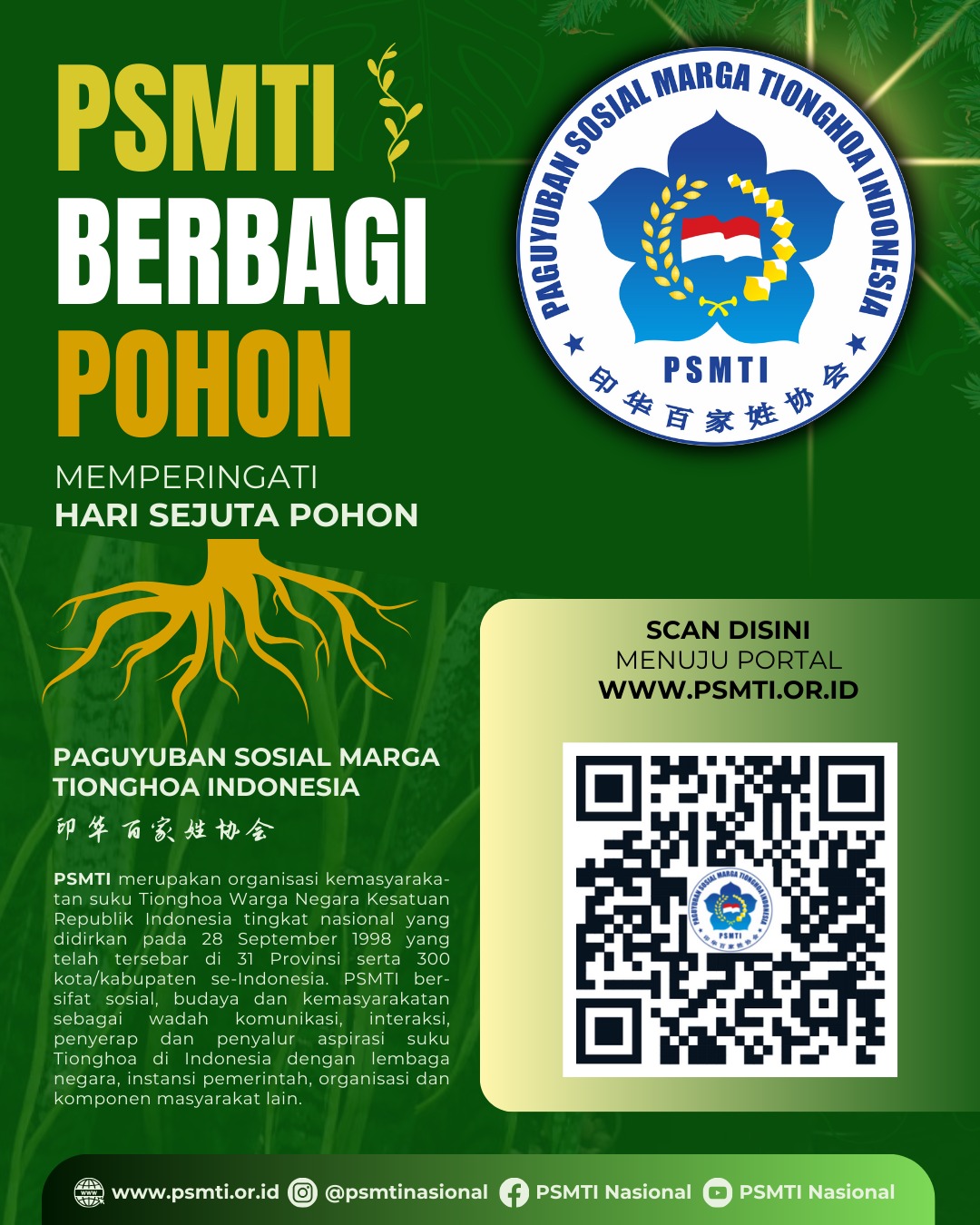 PSMTI Berbagi Pohon