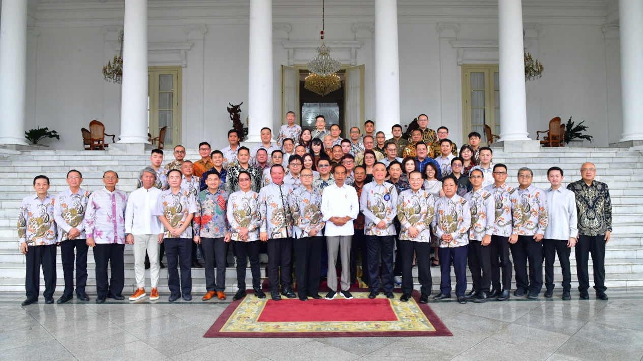 Bertemu Jokowi, PSMTI Harap Terjadinya Kesinambungan Pembangunan Indonesia