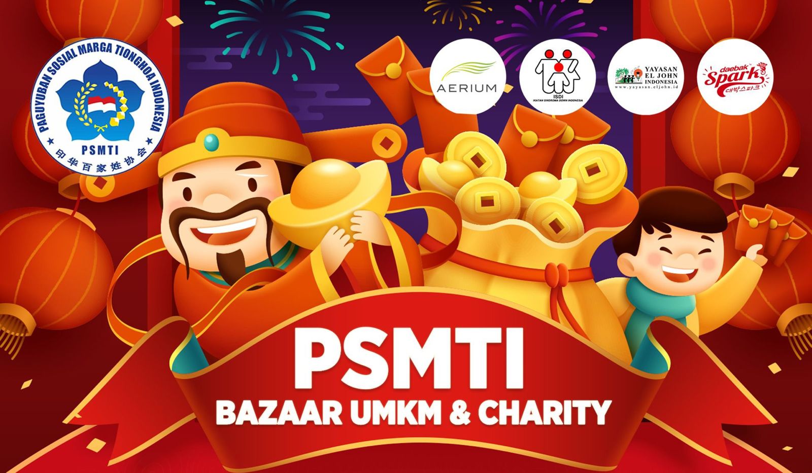 Assist Small Businesses with the Spirit of Chinese New Year, PSMTI Holds UMKM and Charity Bazaar