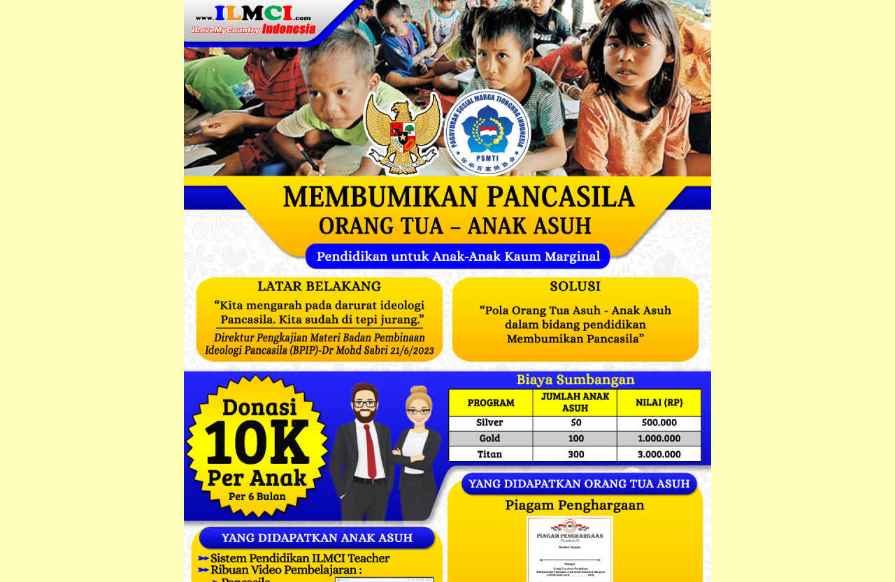 Program Membumikan Pancasila DEPSOS PSMTI