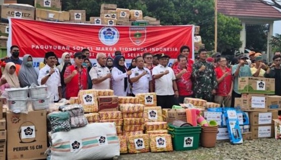 PSMTI Sulsel Berikan Bantuan kepada Korban Banjir dan Tanah Longsor di Luwu