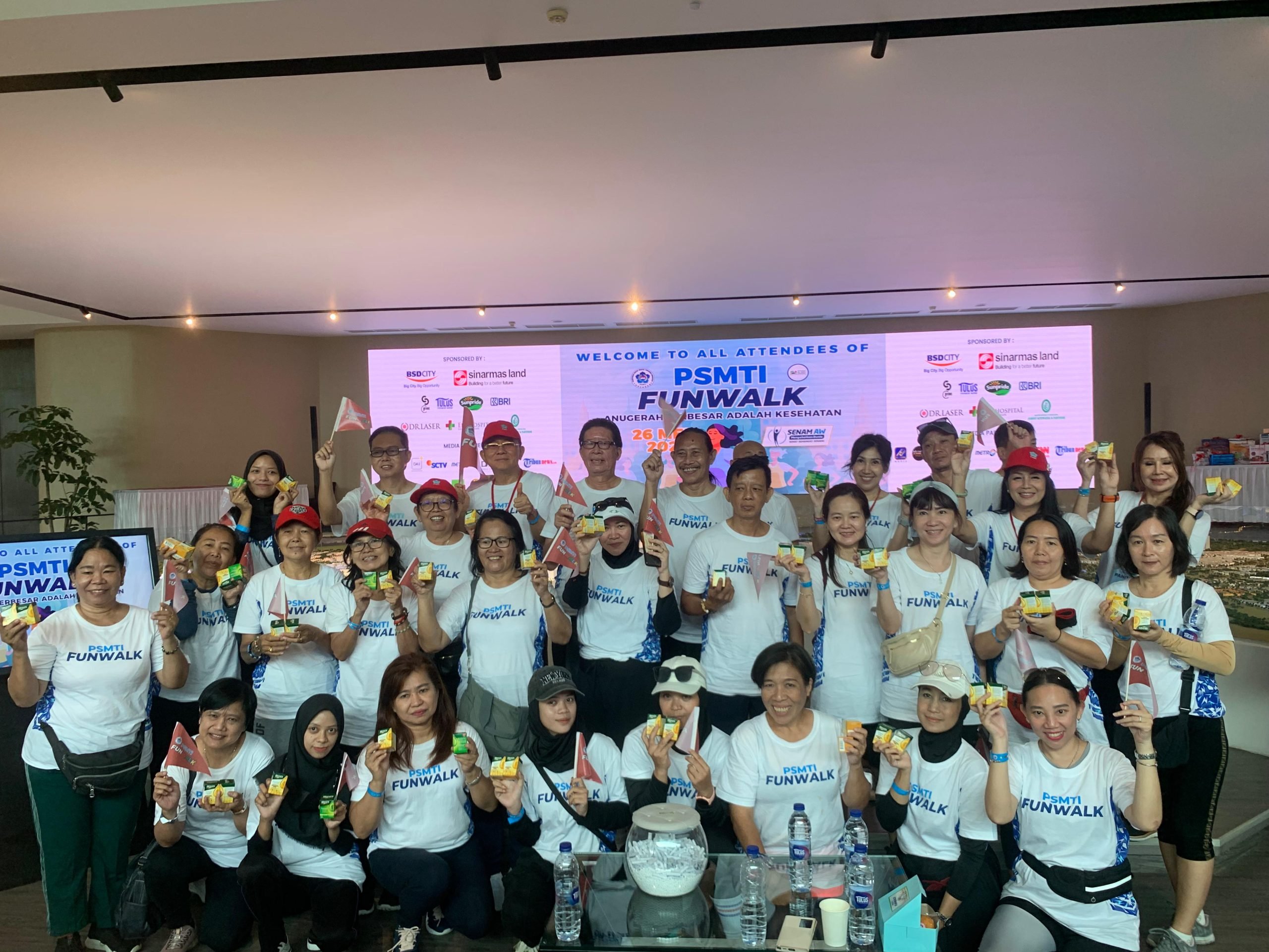 Gelar Fun Walk Ke-2 di BSD City, PSMTI Ajak Masyarakat Hidup Sehat