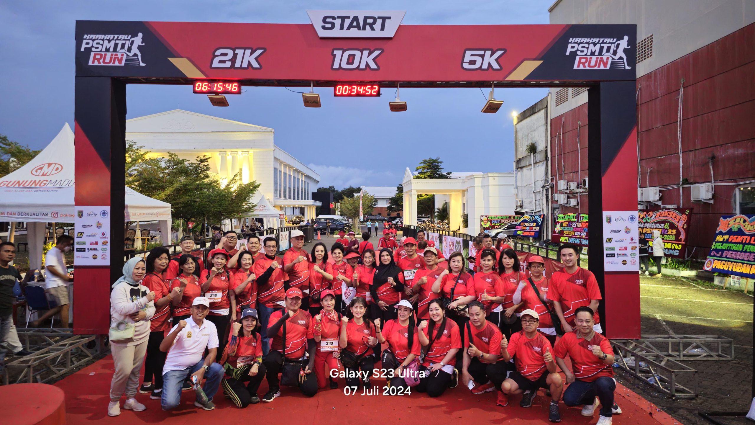 PSMTI Lampung Gelar Krakatau PSMTI Run 2024 di Graha Wangsa