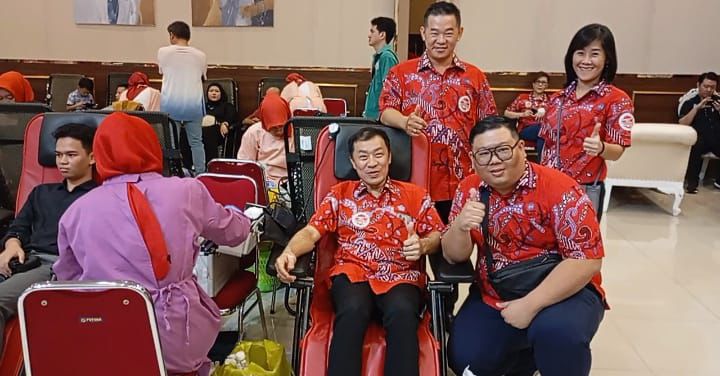 PSMTI Sumsel Gandeng PMI Sumsel Gelar Donor Darah