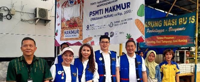 Dukung UMKM, PSMTI Bersama ILMCI Berbagi Makanan Murah