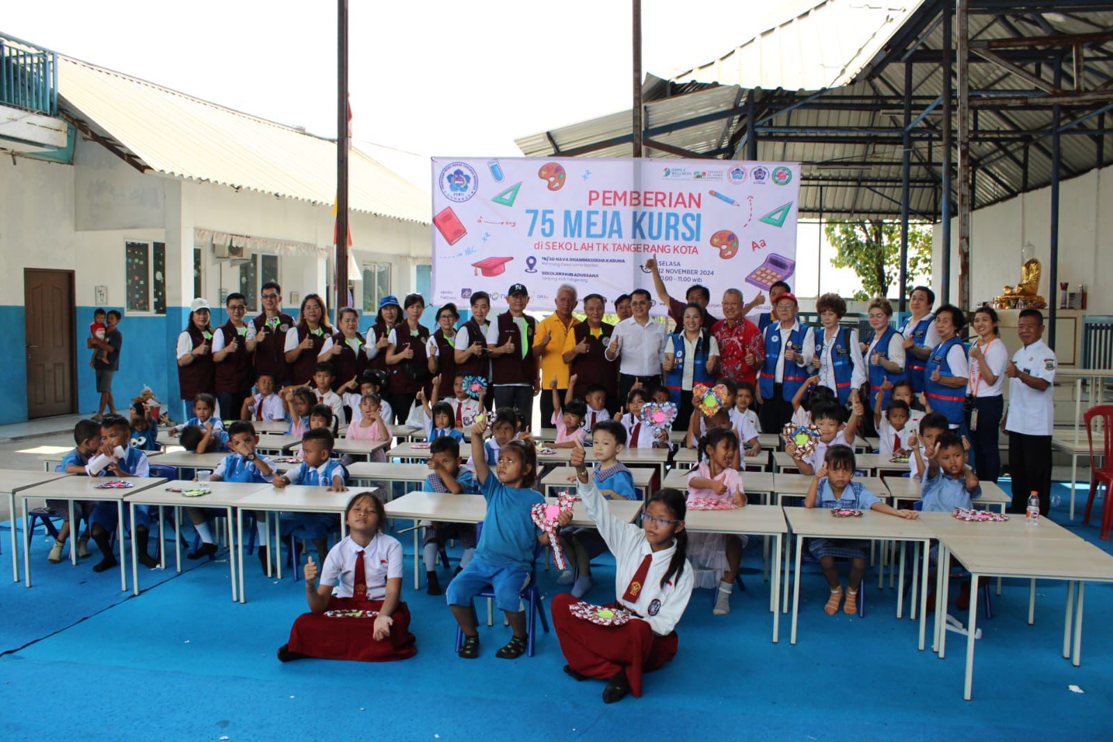 PSMTI Berbagi Bansos untuk Anak TK dan SD di Kota Tangerang