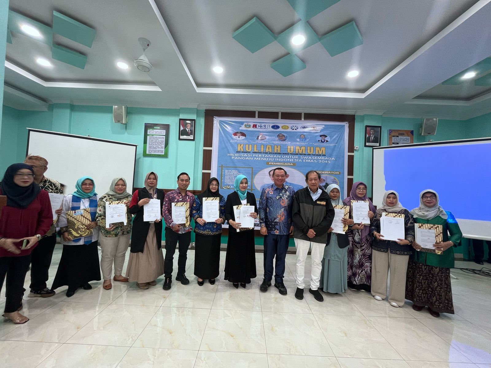 Kuliah Umum Bersama Hermawan Kartajaya Bahas Pangan Menuju Indonesia Emas 2045, Presiden ACSB Indonesia Peng Suyoto Dukung Ketahanan Pangan