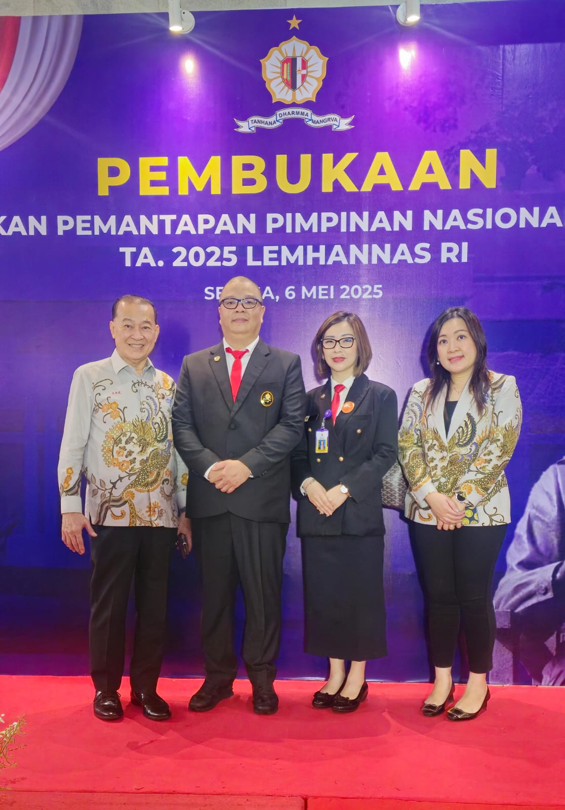 Harumkan Nama Tionghoa, PSMTI Kembali Kirimkan Wakilnya Sebagai Peserta Didik Lemhannas RI 2025