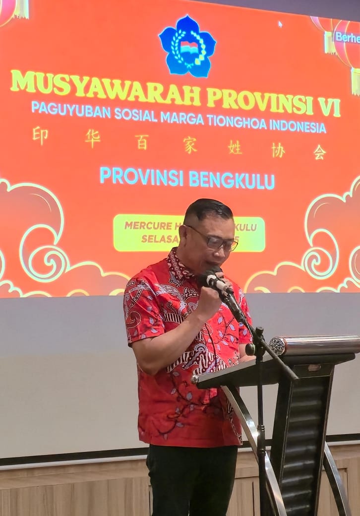 Bebby Hussy Resmi Kembali Pimpin PSMTI Bengkulu Periode 2025-2029